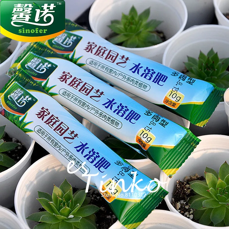 1 Orginal Packing (10grams) Water Soluble Fertilizer Suitable for Home Garden Succulent Plants Bonsai