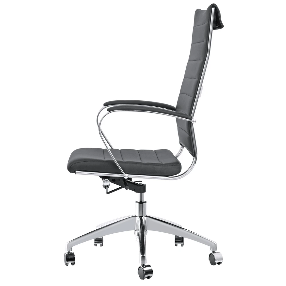 Fine Mod Imports Sopada Conference Office Chair High Back, Black (3)