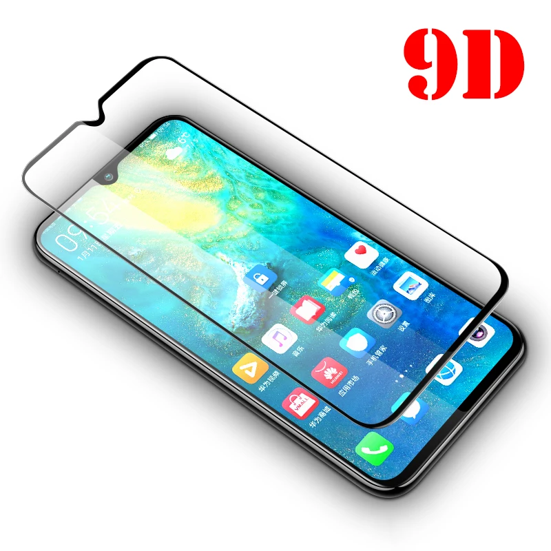 9D закаленное стекло для P30 Lite P20 Pro Mate 20 10 P10 Защита экрана Huawei Y6 Y9 P Smart 2019 Honor