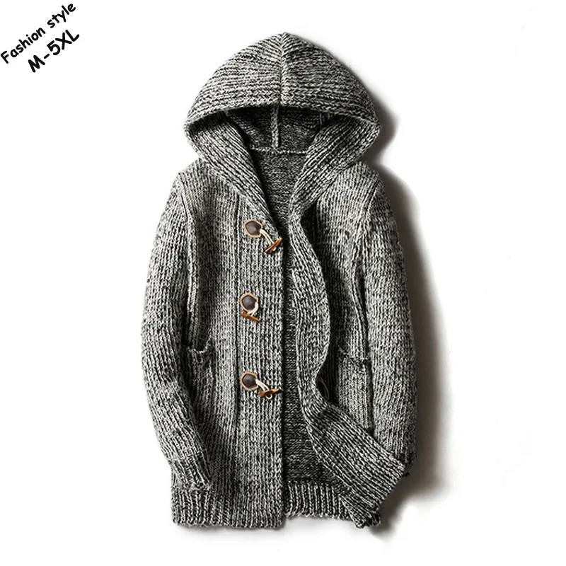 2018 Autumn and Winter mens long sleeve hooded sweaters causal Horn