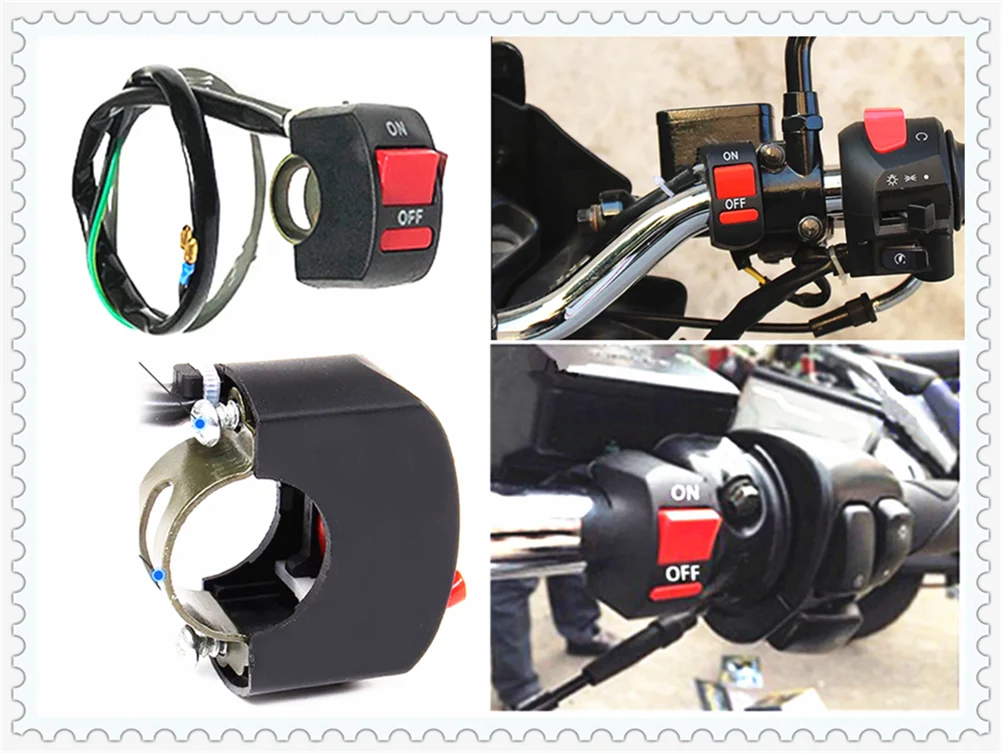 

Universal Handlebar Fog Light Motorcycle Headlight Switch ON/OFF Button Light for TRIUMRH TIGER 1050 SpoRt 1200 EXPLORER 800 XC