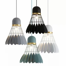 Nordic Vintage metal LED pendant light Creative personality decoration lighting Macarons Foyer bedroom restaurant pendant lamps creative wooden iron 1 3 heads pendant lamps personality bar pendant lamp wood log restaurant lighting pendant light za928048