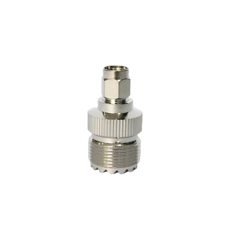 Двухсторонний радиочастотный антенный адаптер UHF Female SO239 (PL259) к SMA-M штепсельной