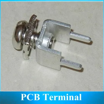 

M4 Screw PCB14 Board Solder Terminal 2P Connector PCB Terminals 100pcs