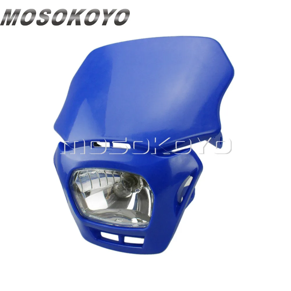 Синяя фара для мотокросса MX Enduro гоночная Yamaha WR TTR 250 450| |
