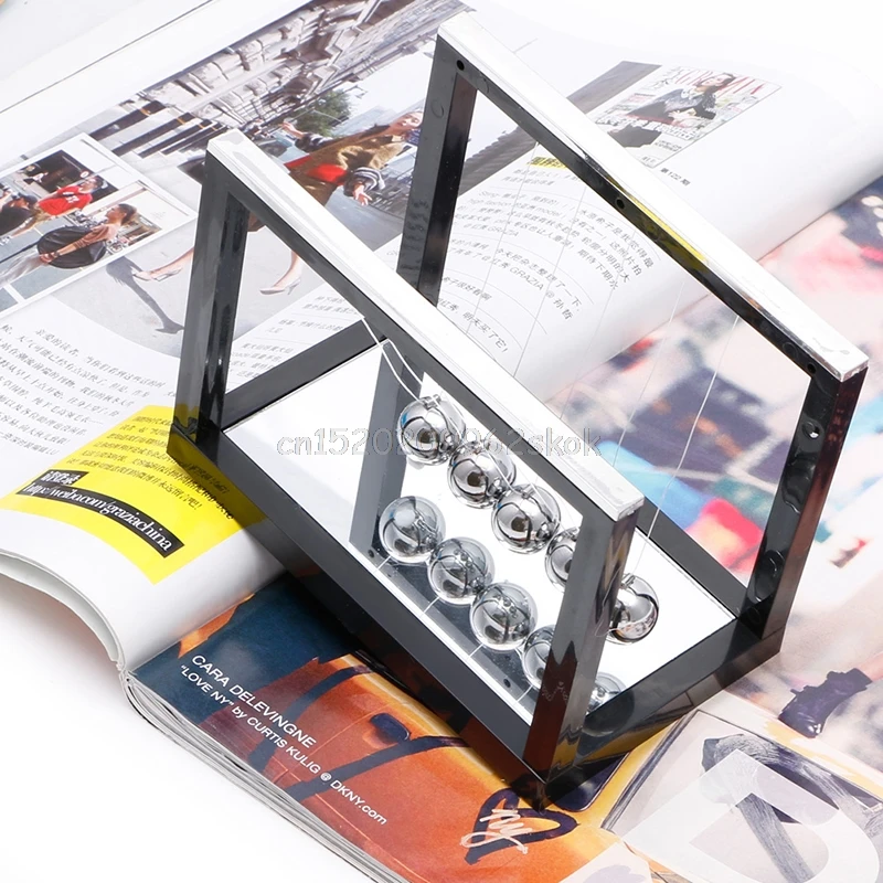 

Newtons Cradle Steel Balance Ball Fun Decoration Physics Science Gift S for teaching Au22 dropship