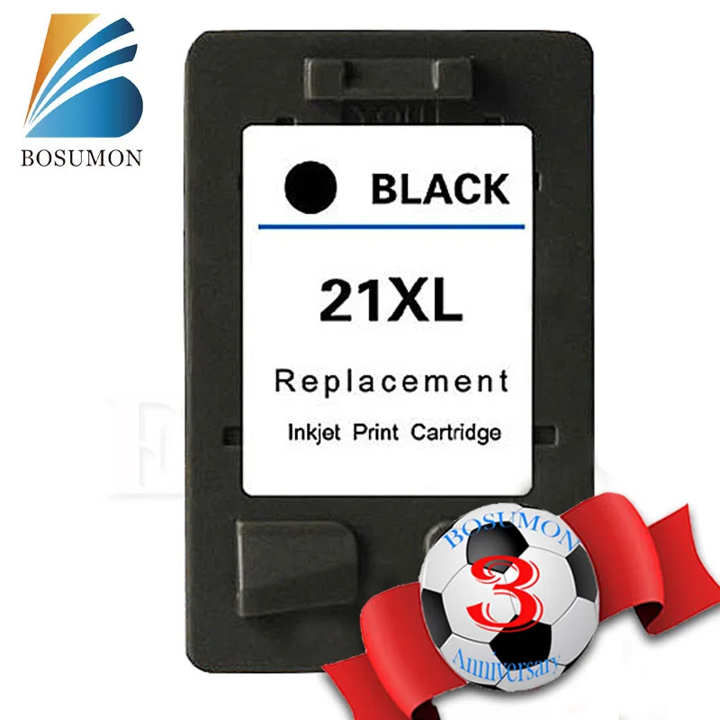 

Bosumon 21 XL Compatible Ink Cartridge for HP Deskjet 3915 3920 D1530 D1320 D1311 D1455 F2100 F2280 F4100 Printer