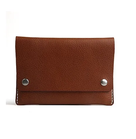 Hiram Beron итальянский кожаный чехол для паспорта растительного дубления, сумка, повседневный чехол для путешествий, Кожаные чехлы на заказ - Цвет: brown