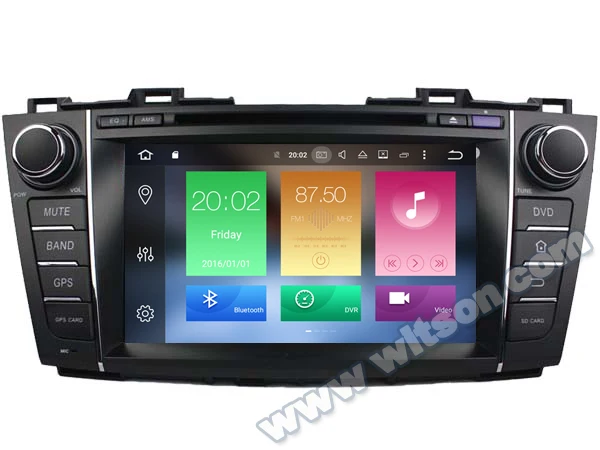 Perfect 8" Android 8.0 OS Car DVD Multimedia GPS Radio for Mazda 5 2009-2012 & Mazda Premacy 2009-2012 with External DAB+ Tuner Support 5