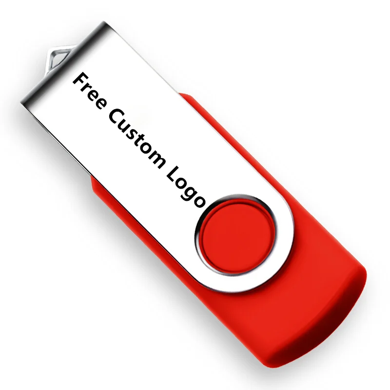 

Usb Flash Drive 32gb 16gb 64gb Pen Drive 360 Rotation Flash Memory 4gb 8gb 128gb Pendrive Usb 2.0 High Quality Metal U Disk Gift