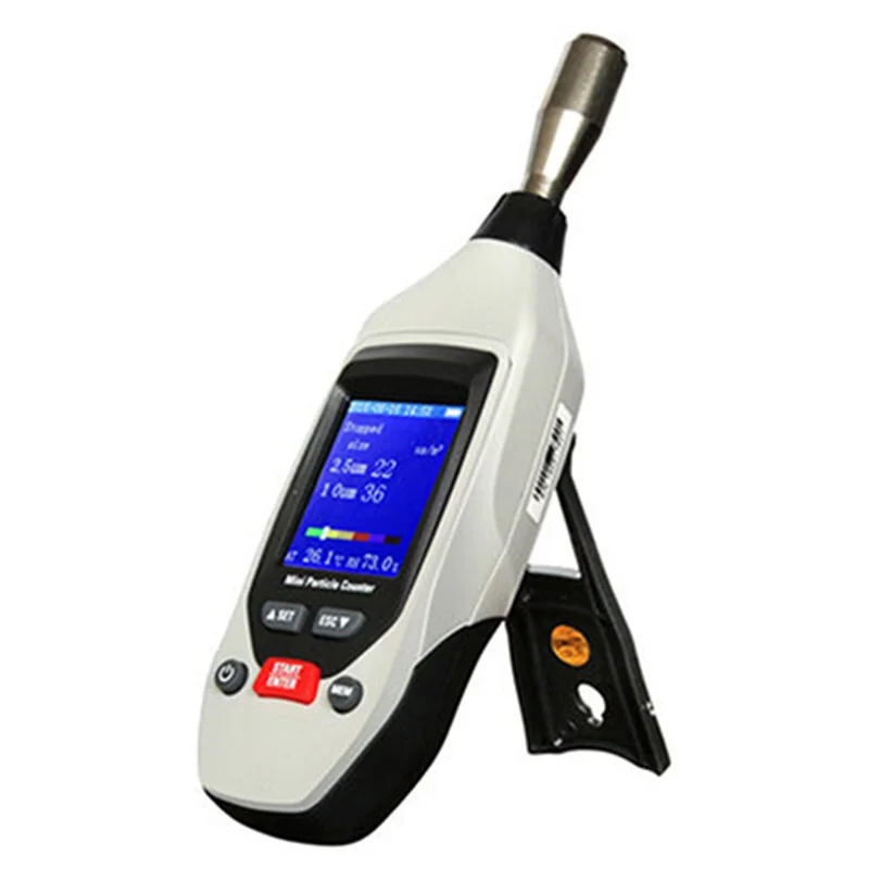 

Dual channel PM2.5 / PM10 Air Quality Haze Dust Particle Detector DT-96B Bluetooth Particle count meter