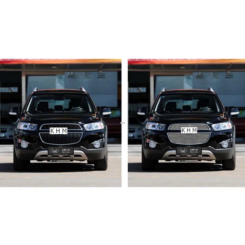 Передняя решетка из нержавеющей стали для Chevrolet CAPTIVA 2012 2014 годов|Хромирование| |