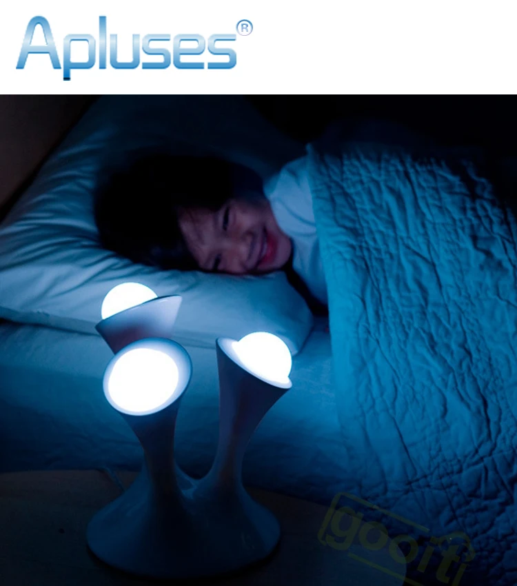 

New Cute Glowing Ball Color Changing Night desk Lights Portable Glowing Ball table lamp