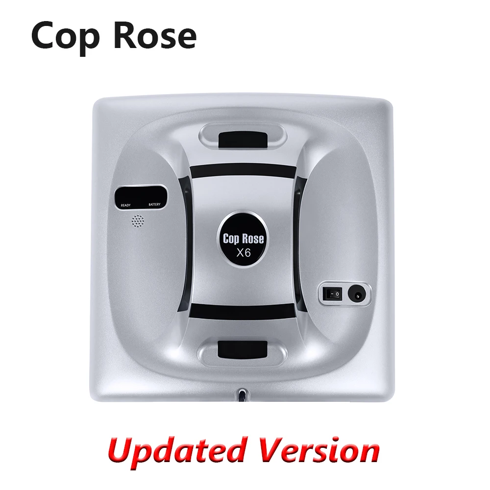 Cop Rose X6 Intelligente Venster Cleaning Robot, Automatische Gepland Wasmachine, Afstandsbediening, Anti-Vallen, glas Stofzuiger Tool Cop Rose X6 Intelligente Venster Cleaning Robot, Automatische Gepland Wasmachine, Afstandsbediening, Anti-Vallen, glas Stofzuiger Tool