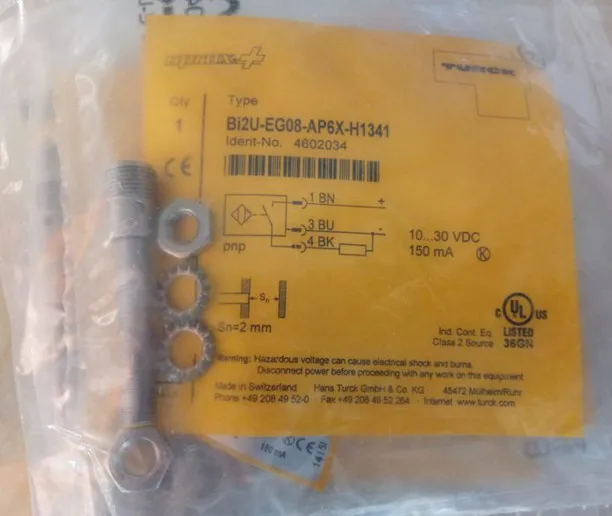 FREE SHIPPING 100% NEW BI2U-EG08-AP6X-H1341 Bi2U-EG08-AP6X-H1341 proximity switch PNP normally open 10-30V sensor | Автомобили и