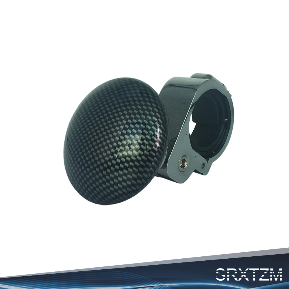 

Carbon Car Steering Wheel Spinner Knob Auxiliary Booster Aid Control Handle Auto Steering Wheel Handle Knob