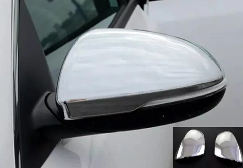 

2PCS Chrome Glossy Side Door Mirrors Cover Trim for Kia Optima K5 2016 2017 new