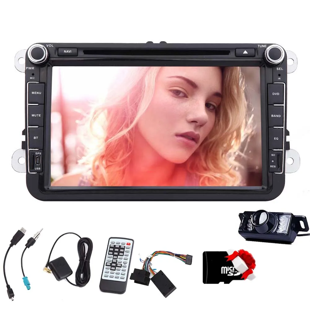 Best Car Stereo Audio iPod GPS Radio Logo Car DVD Player RDS Autoradio For VW Volkswagen In Dash Navi Music EQ Navigation FM 3D Map 11