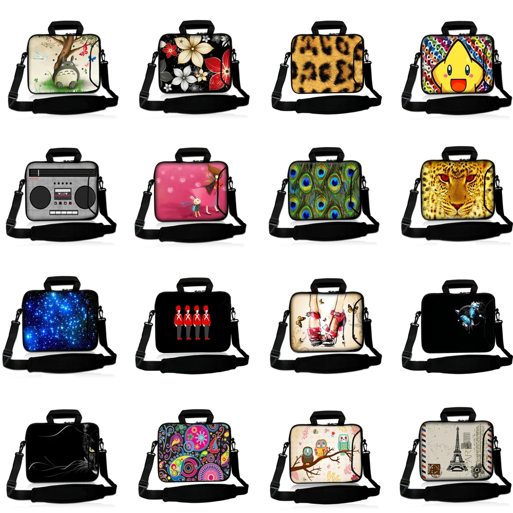 

Viviration Print Neoprene Computer Accessories 10 12 13 14 15 17 9.7 For Macbook Air 13.3 Retina 12 Notebook Messenger Briefcase