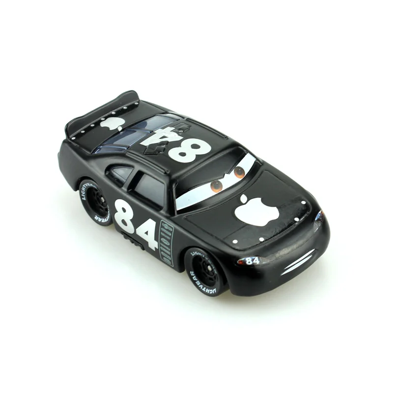 100% оригинальные модели автомобилей Disney Pixar No.84 Apple Racing масштаб 1:55 литой