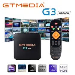 Gtmedia G3 Android 7.1.2 с IP ТВ 6/12 месяцев Amlogic S905x 2 ГБ/16 ГБ ТВ BOX 2,4 г/5 г WI-FI Bluetooth 4,0 LAN HDM установить ТВ коробка
