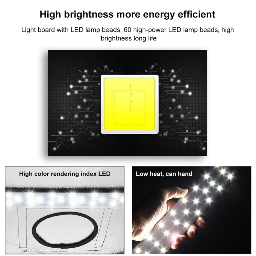 PULUZ 40*40 см светильник-бокс Мини светодиодный софтбокс для фотостудии светильник ing Studio Съемка Палатка фотографии коробки складной софтбокс