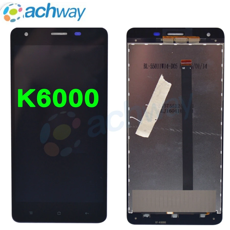 Тестовая Рабочая 5," lcd Oukitel K6000 Plus ЖК-экран дисплей Сенсорная панель дигитайзер сборка Repalcement части Oukitel K6000 lcd