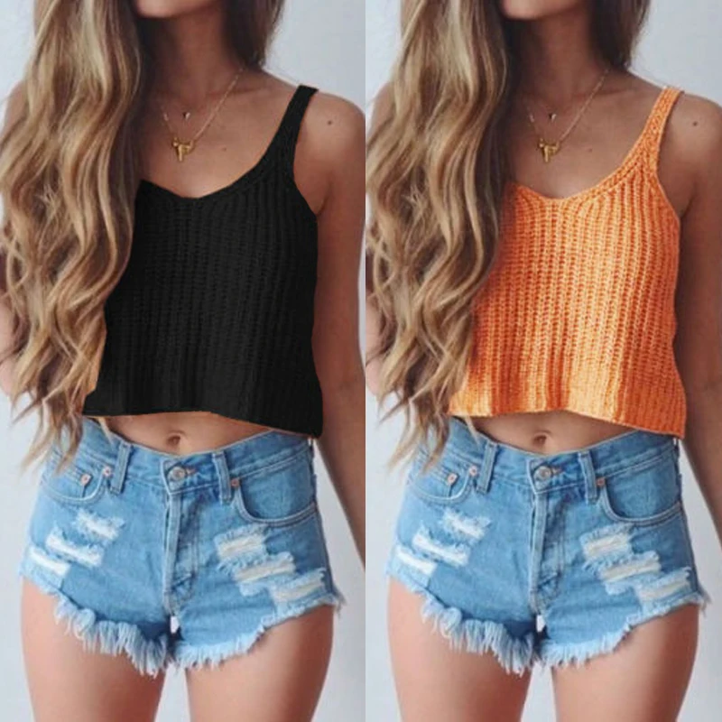 

new Fashin Women Crochet Lace Bralette Knit Bra Beach Bikini Halter Cami Tank Crop Top