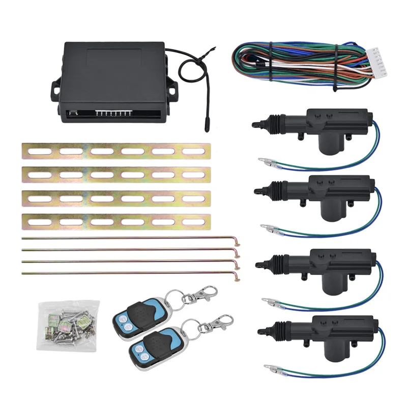 

10pcs Car Auto Remote Central Locking Alarm Security Kit 4 Door Bracket Keyless Entry System