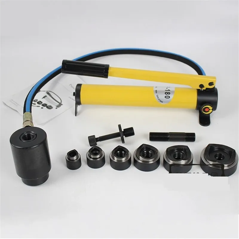 

FREE SHIPPING SYK-8A Hydraulic Punch Driver Iron Plate Punch Driver 16-51mm 10T Hole Punch Die Tools