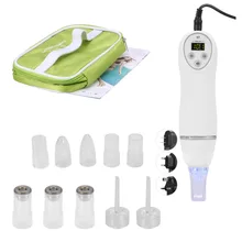 Алмазная микродермабразия ручка вакуумное удаление акне чёрных точек пылесос очиститель пор ингалятор лицо поры пилинг кожи чистое оборудование