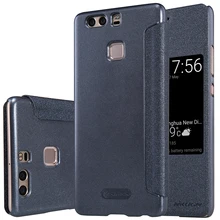 Huawei P9 Плюс Флип Случае NILLKIN Искра Кожаный Чехол Для Huawei P9 Плюс с Розницу Пакет 5.5 дюймов