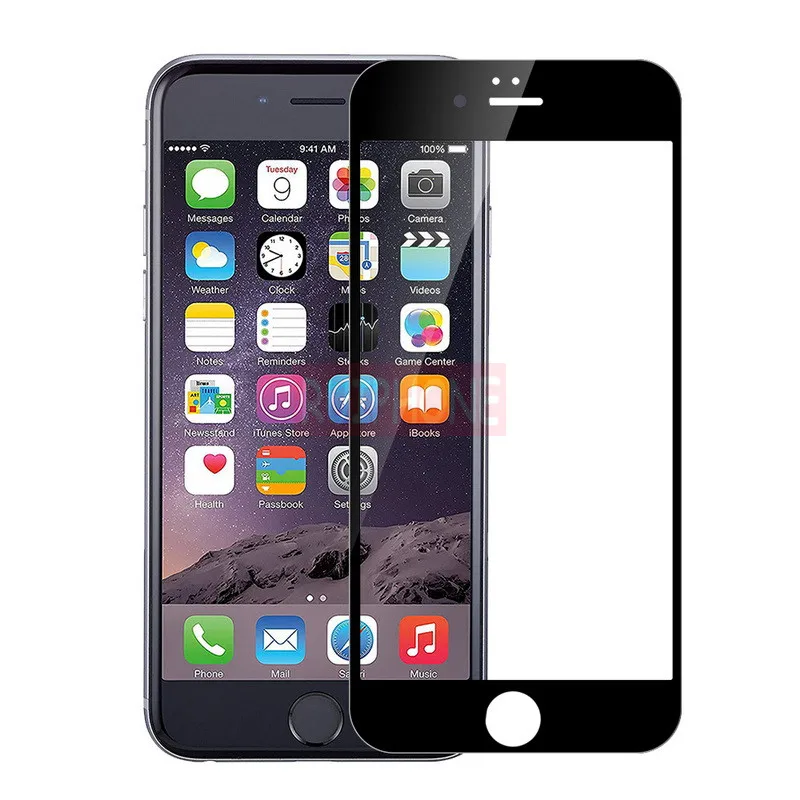 Защитное стекло закаленное для iPhone X XS MAX XR 6 6s 7 8 Plus 5 5C SE 2020|Защитные стёкла и