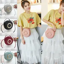 Women PU Leather Handbag Small Round Shoulder Lady Cross Body Bag Tote Purse Messenger Bags for girls Cross Body Bags Spring new Women PU Leather Handbag Small Round Shoulder Lady Cross Body Bag Tote Purse Messenger Bags for girls Cross Body Bags Spring new