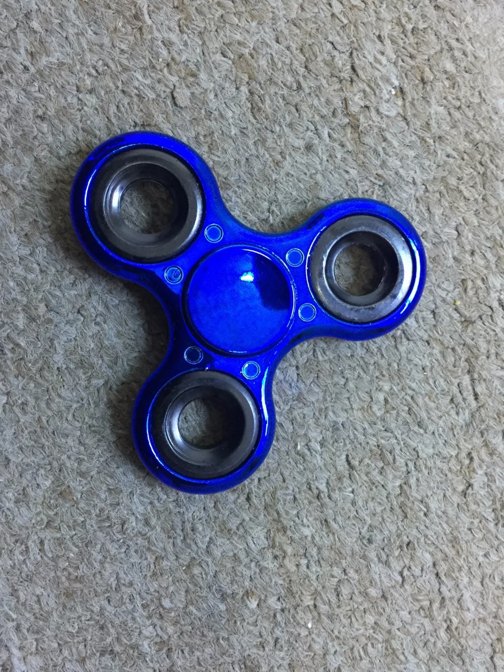 Gold Plating Tri Fidget Hand Spinner