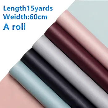 

15y 60cm Candy Color Waterproof Kraft Ppaer Flower Wrapping paper Bouquet Packaging Supplies Gift Packing Craft Tissue Paper
