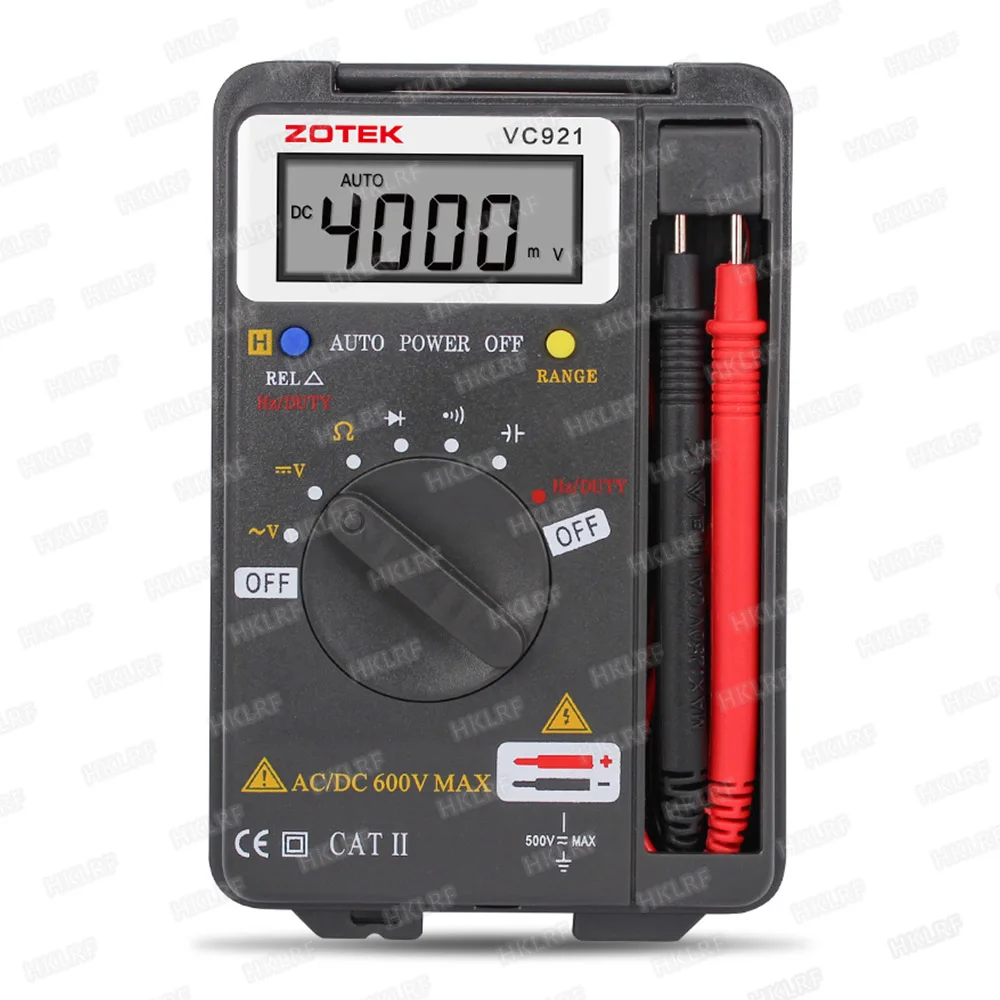 

Digital Multimeter VC921 Mini Portable Autoranging Electrical Handheld Pocket Multimeter VC921 Tester