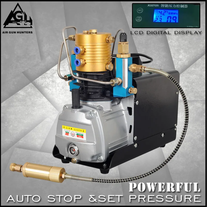 4500PSI 30MPA высокое давление авто Стоп Электрический PCP воздушный компрессор насос