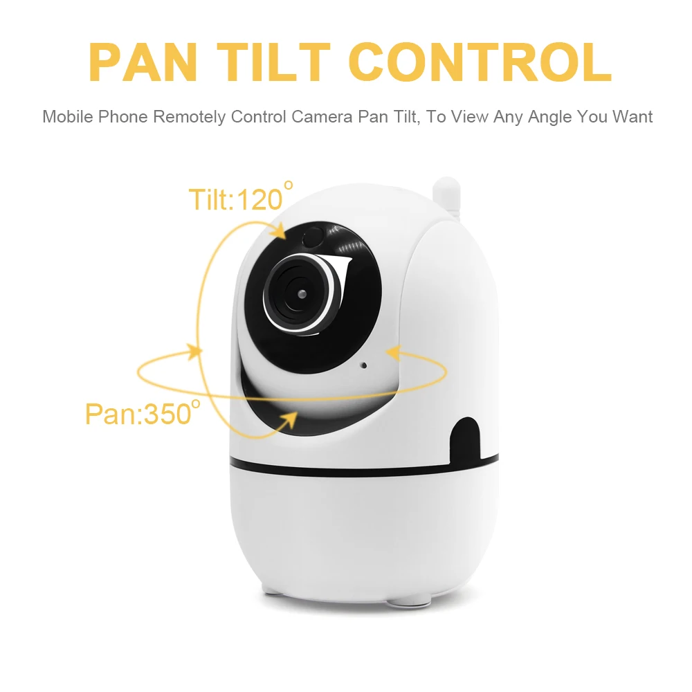 Мини Беспроводная ip камера HD 720P Wifi P2P ночного видения s PTZ Обнаружение движения
