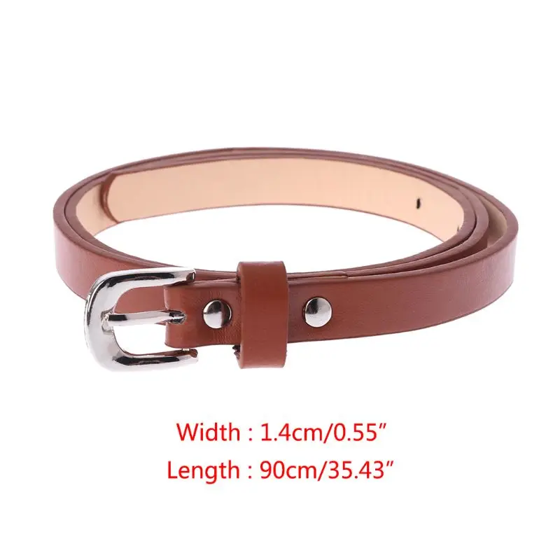 

2018 New Hot Sale Kids PU Leather Belts Children Boys Girls Fashion Casual Leisure Waist Strap Waistband 4 Colors