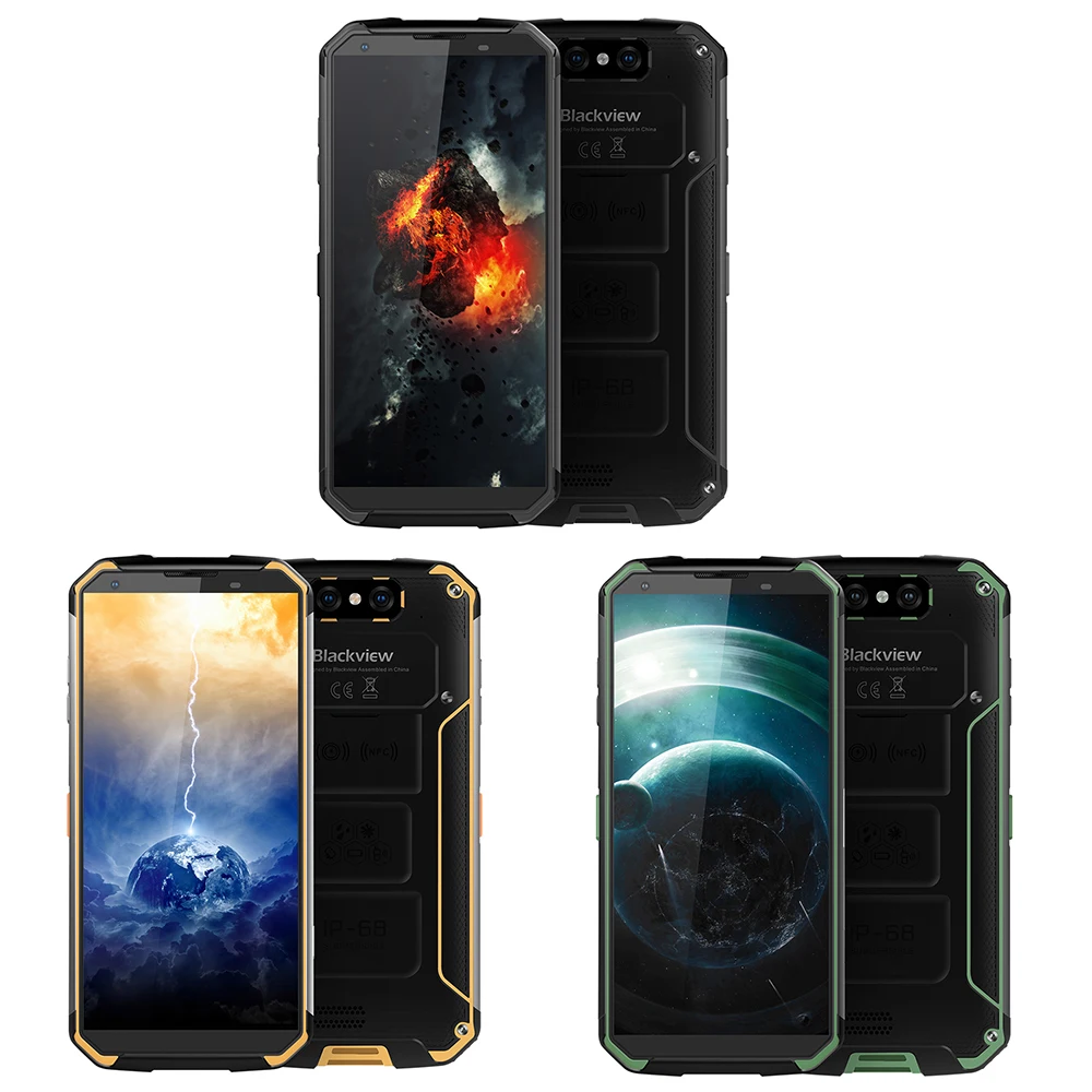 BLACKVIEW BV9500 IP68 Водонепроницаемый 5 7 &quot18:9 FHD Смартфон 4G Android 8 1 + 64 ГБ 10000 мАч