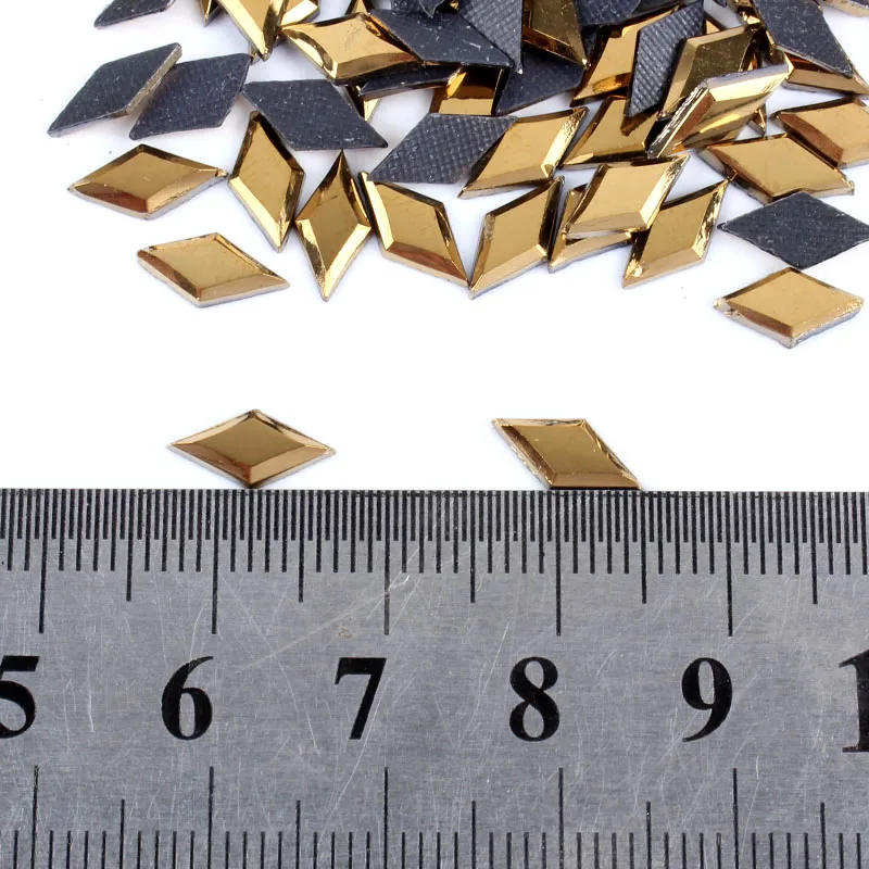 Новый товар! Горный хрусталь Mine Gold 300 шт./лот 4x8 мм в форме ромба горячей фиксации