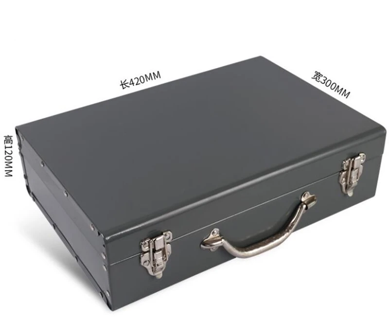 

Thickening Style Iron Tool box Outdoor Kit Box Portable electric tool/ Electric hammer Household Case Suitcase