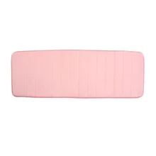 HGHO-120x40cm впитывающий нескользящий коврик с эффектом памяти для кухни, спальни, двери, пола, Розовый ковер