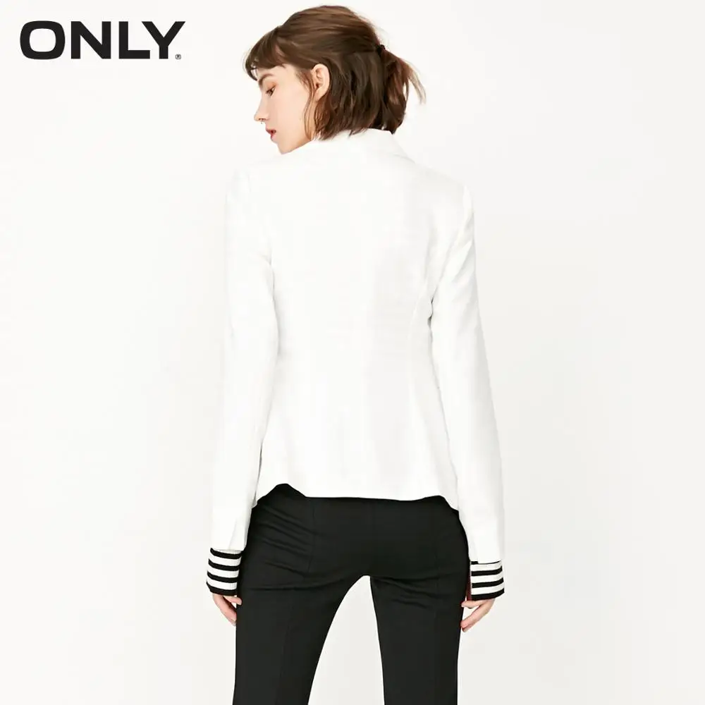 ONLY women's autumn new one buckle slim suit jacket | 118108504