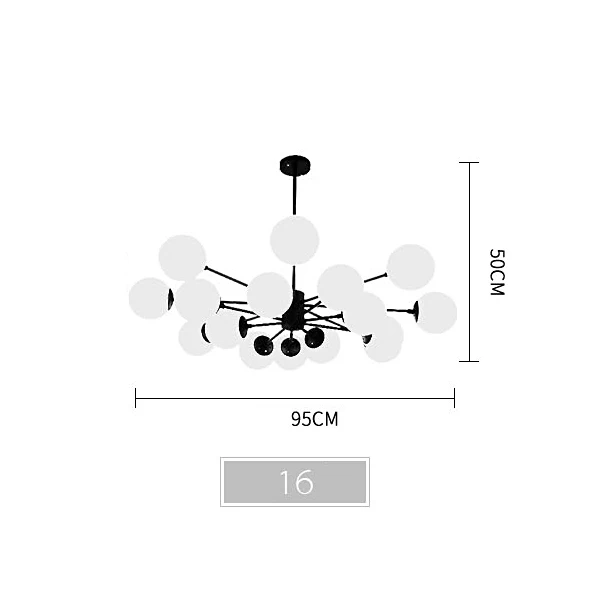 Design/Modern/Creative/Art Chandelier for Living Room Bedroom Lighting