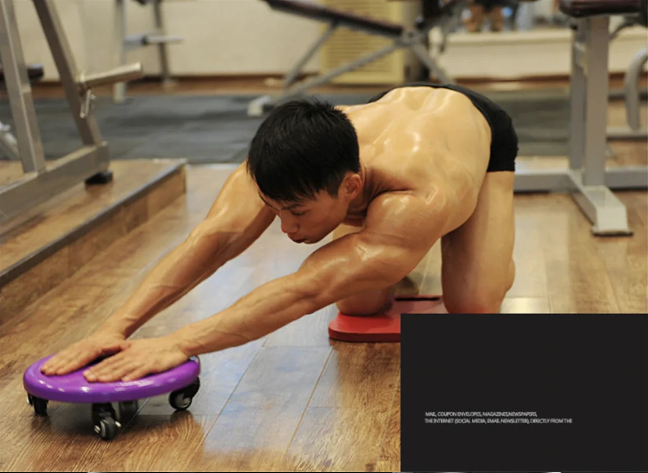 Тренажер abdominal muscle fitnes Wheel размер