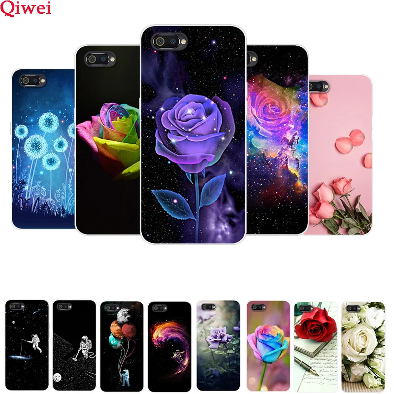 Чехол Realme C2 для OPPO чехол мягкий силиконовый телефона C 2 RealmeC2 RMX1941 прозрачный