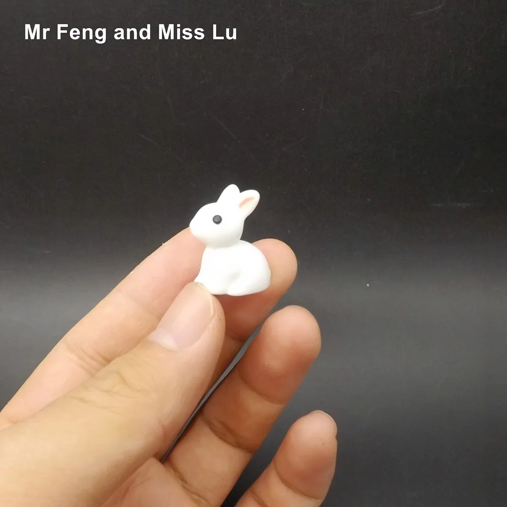 Rabbit Animal Miniature Craft Toy Diy Accessories Game Kid