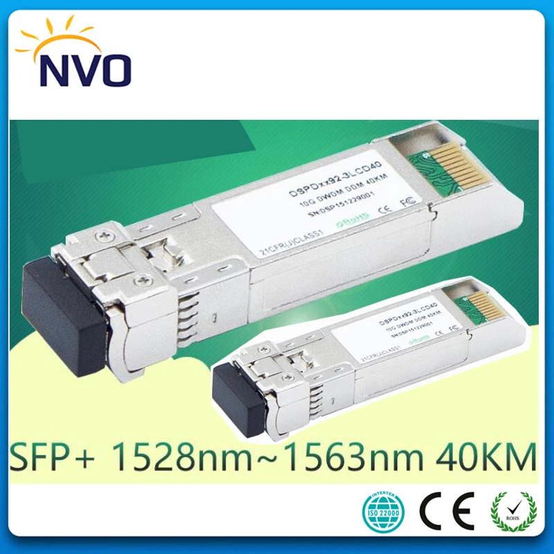 

10G DWDM-SFP+-ER,Dual LC 10G 40km ER,ITU Grid 17~61ch,Fiber DWDM Optical SFP+ Transceiver With DDM Function